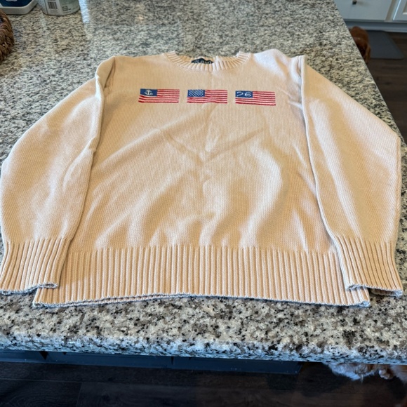 Kiel James Patrick Old Glory Sweater Women's Cream - Small - Picture 2 of 5